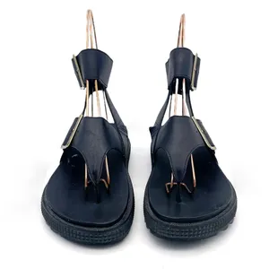 Sorel Roaming T-Strap Buckle Sandals Size 5.5 Black Leather Strappy Rugged Sole thumbnail 7