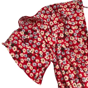SHEIN Red w/Tiny Flowers Dress🌷🌷 thumbnail 5