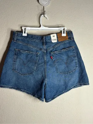 Anthropologie Levi's High Loose Shorts size 32 NWT thumbnail 3