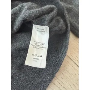Quince Women Mongolian Cashmere Fisherman Crewneck Sweater Gray S thumbnail 3