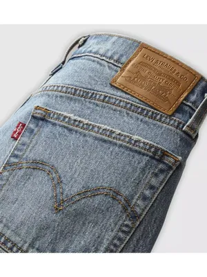 Levi's 30x28 Premium Wedgie Straight Ankle Women's Jeans Invest Access Med Wash thumbnail 6