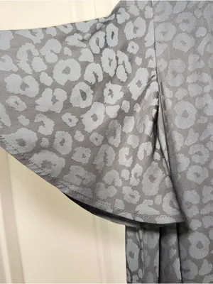 Show Me‎ Your Mumu XS Charcoal Leopard Print Mini Dress Whimsigoth Indie Sleaze thumbnail 8