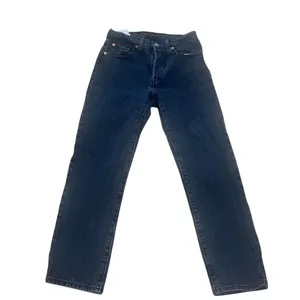 Levi's 501 Women's Jeans Size 25 Dark Blue Straight Fit Standard Denim thumbnail 5