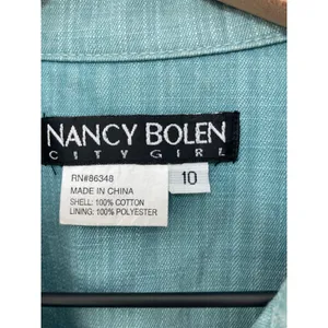 Vintage Y2K Nancy Bolen Southwestern Leopard Western Denim Jacket City Girl 10 thumbnail 2