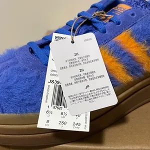 Adidas Gazelle Bold Platform NY Knicks Blue Orange Gum Women Size 8 JS3906 NEW thumbnail 7