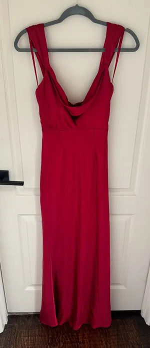 Runaway The Label Margot Maxi Dress in Red thumbnail 1