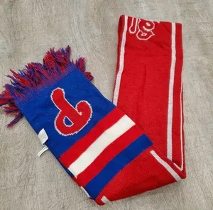 Philadelphia Phillies Red and Blue Wool Scarf thumbnail 1