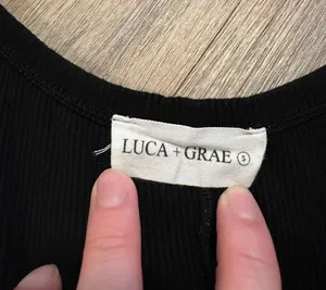 Luca + Grae Black Romper thumbnail 2