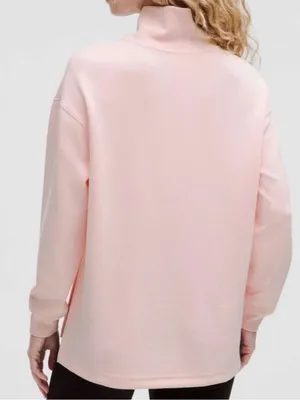 Lululemon Softstreme Funnel-Neck Pullover Women S Strawberry Mist Pink NWT thumbnail 3