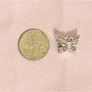 .925 Elegant Silver Butterfly Charm thumbnail 2