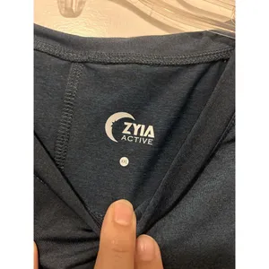Zyia Active Heathered Navy Fierce Muscle Tank Women's Plus Size 2XL Activewear thumbnail 2