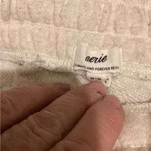 Aerie Cream Athletic Shorts thumbnail 3
