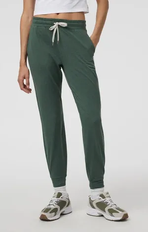 Vuori Performance Jogger Pant Green S Marsh Heather Green Athleisure thumbnail 1