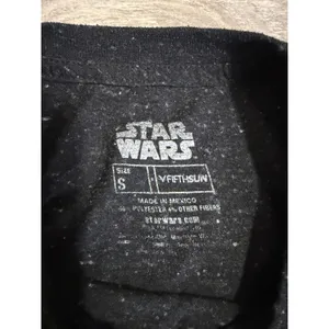 Star Wars Fifth Sun Womens Tee Small Charcoal Heather Rainbow Tie Dye Logo thumbnail 4