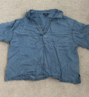 splendid denim top thumbnail 1