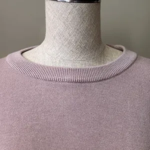 Lululemon Bring It Backbend Sweater Porcelain Pink Cashmere P2P 21” Sz 4 FLAWED thumbnail 11