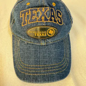 Texas Denim Baseball Cap Blue thumbnail 2