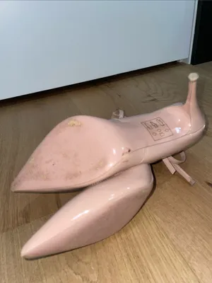 Aldo Blush Patent Pointed-Toe Slingback Heels Size 8.5 thumbnail 11