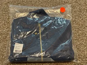 NWT Lululemon Define Cropped Jacket Nulu - Blue Twill/Gold/Gold - 4 thumbnail 8