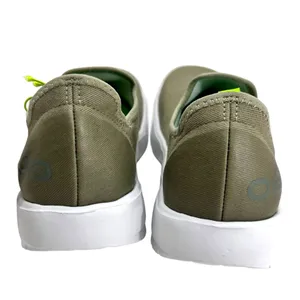 OOFOS OOMG Eezee recovery sneaker shoes in sage green thumbnail 5