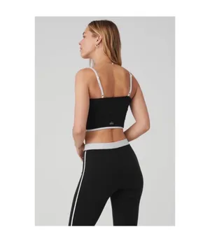 Airbrush Streamlined Bra Tank Black/White XS thumbnail 5