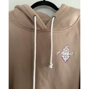 Free People Movement Final Call Logo Hoodie Sand Women's Size Medium thumbnail 3