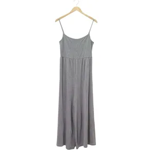 Quince Gray Tencel Jersey Wide Leg Jumpsuit Cami One Piece Sz Large Soft Stretch thumbnail 2