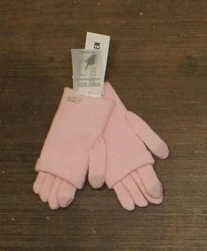 NWT Steve Madden Womens Touchscreen Gloves Ribbed SMA-665 Pink thumbnail 1
