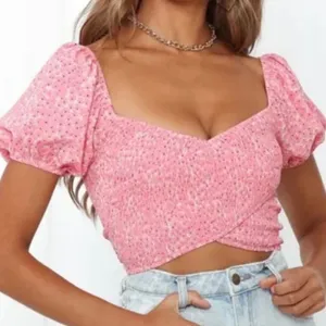 Hello Molly Smocked Pink Floral Top thumbnail 1