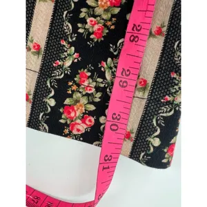 LoveShackFancy Meyerson Flare Pant vintage floral stripe‎ sz 00 thumbnail 3