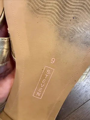 Seven NYC Metallic Gold Harlien Slide Sandal Size 9 - C30-116 thumbnail 4