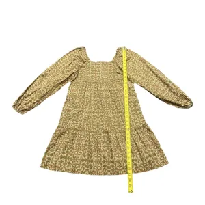 Universal Thread‎ XS Prairie Smocked Floral Long Sleeve Tiered Mini Dress NWT thumbnail 4