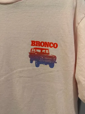 Junk Food Clothing Ford Bronco Vintage Inspired Graphic Tee Pink thumbnail 3