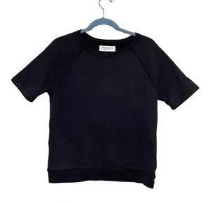 Everlane Navy Blue Short Sleeved Crewneck Thick Knit Tee thumbnail 1
