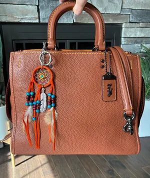 Coach 1941 Rogue 31 Leather Satchel Purse, 38124, Tan / Brown / Gunmetal thumbnail 1