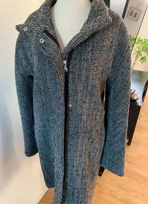 Express tweed jacket winter coat size medium thumbnail 1