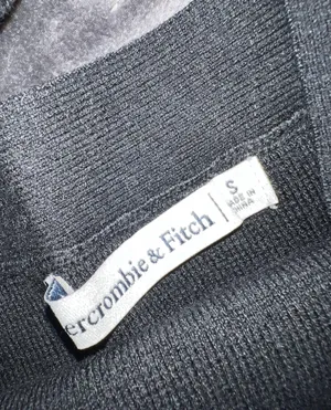 Abercrombie Crossback Knit Bodysuit in Black thumbnail 8