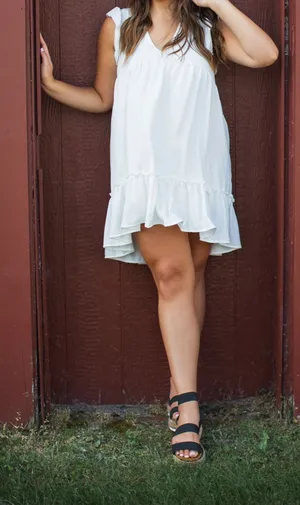 Altar'd State Dress White thumbnail 1