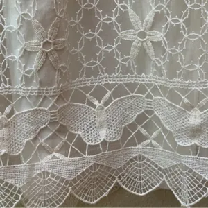 Anthropologie E by Eloise Ivory Lace Chemise Butterfly Dress S thumbnail 6