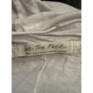 We The Free Free People Women Lavender Oversized Slub Knit Raw Hem Tee Small‎ thumbnail 5