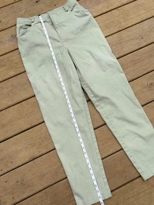 Ellen Tracy Company Women’s Size 4 Sage Green Stretch Straight Leg Pants thumbnail 3