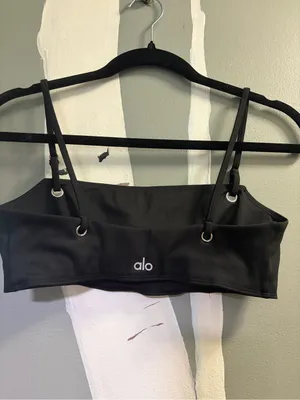 Alo Yoga Thrill Seeker Black Bra thumbnail 6