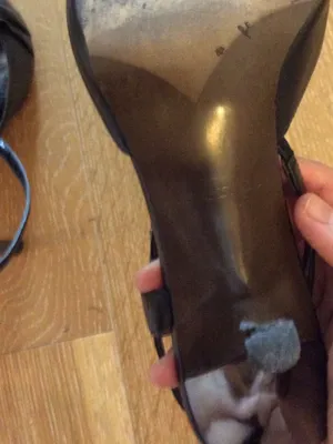J. Renee Heel with a twist front slingback Euro size 40 fair condition thumbnail 13