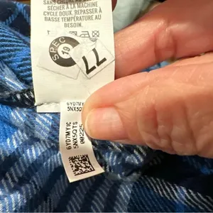 Aerie By Aritza Long Sleeve Womens Shirt Plaid Nwot Blue Xl thumbnail 11