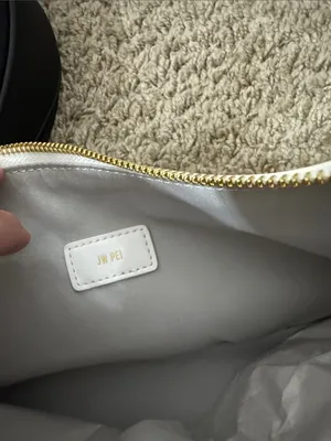 JW PEI Lily White Shoulder Bag with Gold Hardware thumbnail 5