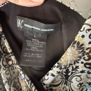 INC International Y2k Concepts Sparkle Babydoll Top‎ L Fairy Grunge Going Out thumbnail 3
