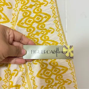 Anthropologie Figueroa Floral Boho Woven Dress Yellow 3/4 Sleeve NWT Size XL thumbnail 5
