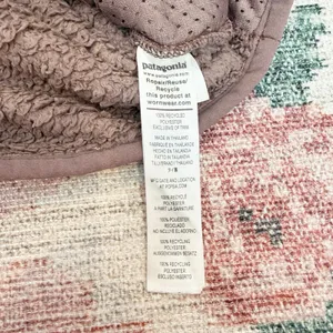 Patagonia Womens Los Gatos 1/4 Zip Up Hoodie Medium Granola Outdoors Brown thumbnail 9