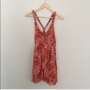 Free People Pink Washed Ashore Mini Dress NWT thumbnail 2