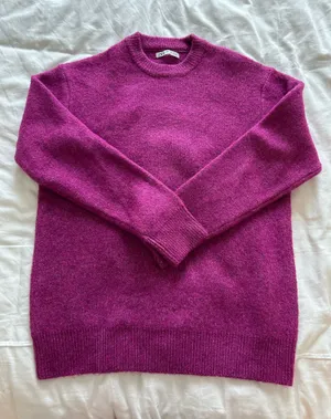 Purple Zara sweater thumbnail 1